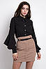 Блуза женская, цвет: черный, размер: 42, 44, 46, 48, фото 3