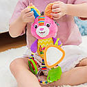 М'яка розвиваюча іграшка-підвіска Зайчик Happy Monkey для колясок і автокрісел, фото 2