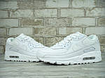 Чоловічі кросівки Nike Air Max 90 (білі) К10698 модне взуття для хлопців, фото 2