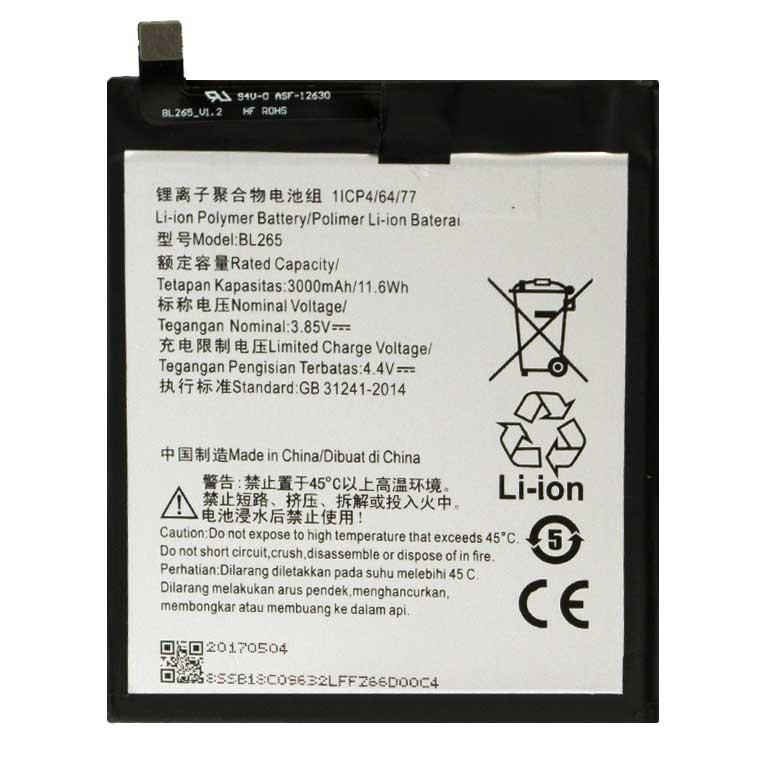 Акумулятор Lenovo BL265 3000 mAh Lenovo Moto M AAAA/Original тех. пакет