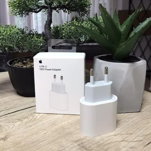 

Зарядное устройство Apple 18W USB-C Power Adapter Адаптер USB Type-C iPhone iPad, Белый