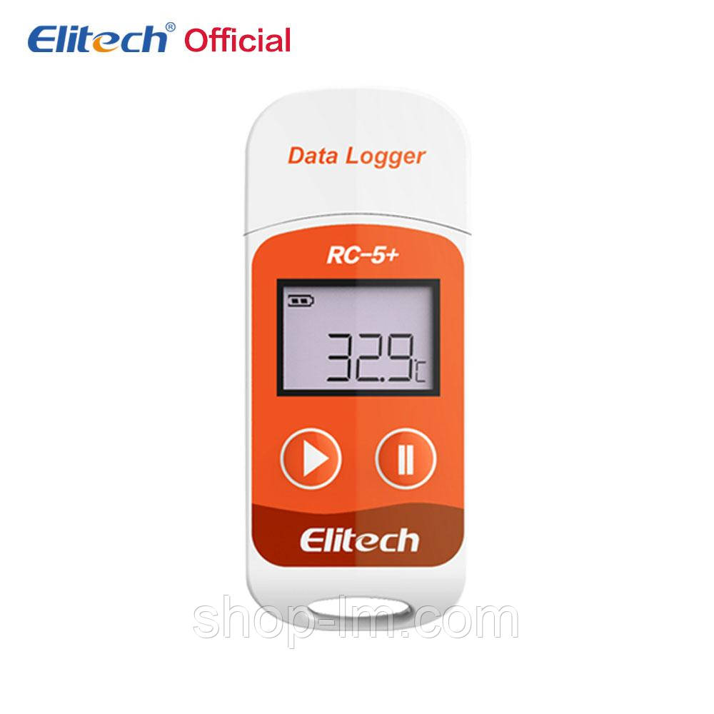 Реєстратор температури Elitech RC-5+ (Великобританія) (-30 ° C - + 70 ° C) Пам'ять 32000. PDF (ПЗ не потрібно)