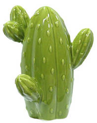 Статуэтка маленькая Зеленый кактус 11*6*13 фигура для декора интерьера