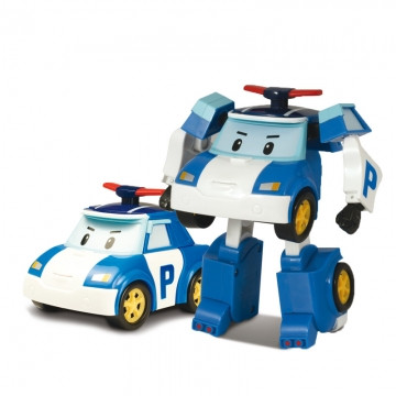 

Трансформер Поли Silverlit серия Robocar Poli 10см 83171, Голубой