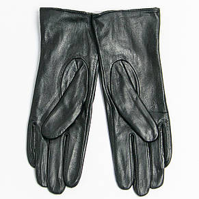 Женские кожаные перчатки на плюше (арт. 14F21-10) до 17 см, фото 2