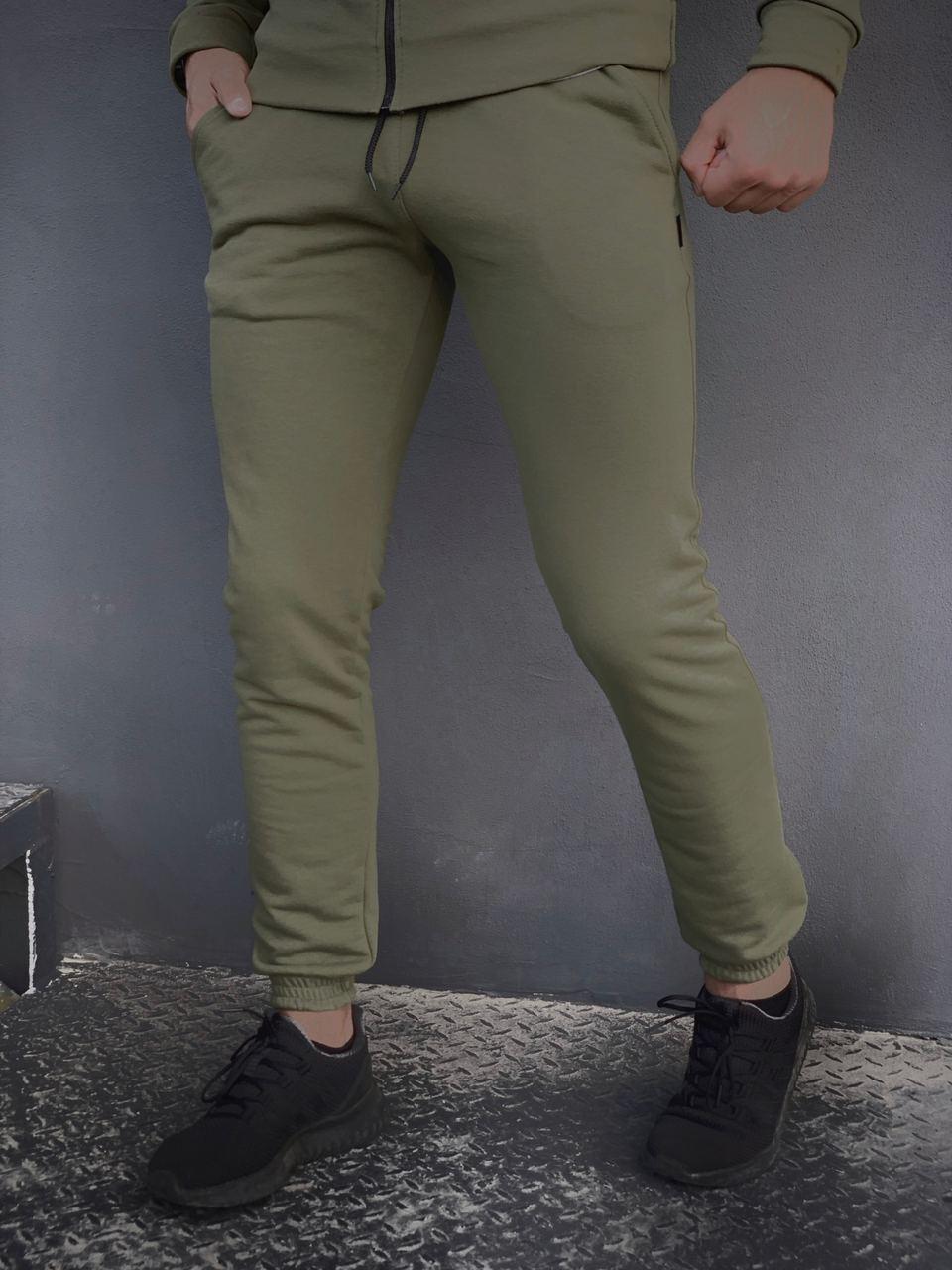 Чоловічі спортивні штани Intruder Cosmo трикотажні хакі XL (001SAG 1244)