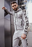 Чоловічі спортивні штани Intruder Dazzle трикотажні сірі-камуфляж L (001SAG 1590), фото 6