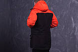 Парку Nike Зимова чоловіча оранжево-чорна куртка найк, фото 4