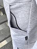 Кофта Мужская Intruder 'Cosmo' спортивная толстовка с капюшоном серая осенняя весенняя летняя, фото 5