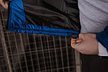 Костюм чоловічий The North Face Куртка синя-чорна+Штани чорні+подарунок Барсетка осінній / весняний електрик, фото 8