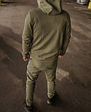 Кофта Чоловіча Intruder 'Dazzle' спортивна толстовка з капюшоном хакі камуфляжна, фото 6
