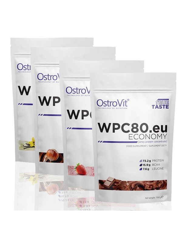 OstroVit, Протеїн Economy WPC80.eu, 700 грам, Шоколад, 700 грам