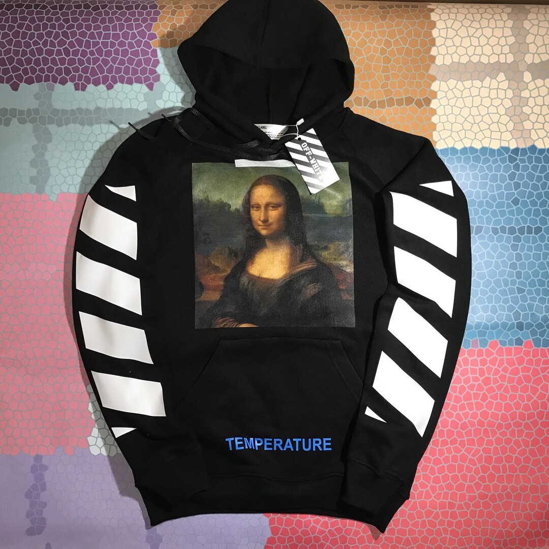 

Толстовка Off White Mona Lisa Black | Худи офф вайт | кенгуру оф вайт M, 48, Зима, Разные цвета