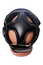 Боксерський шолом тренувальний PowerPlay 3048 Чорно-Синій XL, фото 2