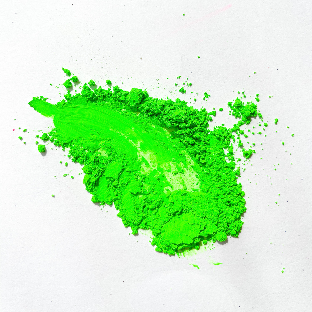Флуоресцентный пигмент в пакетике для декора тела и био тату  "Зеленый"