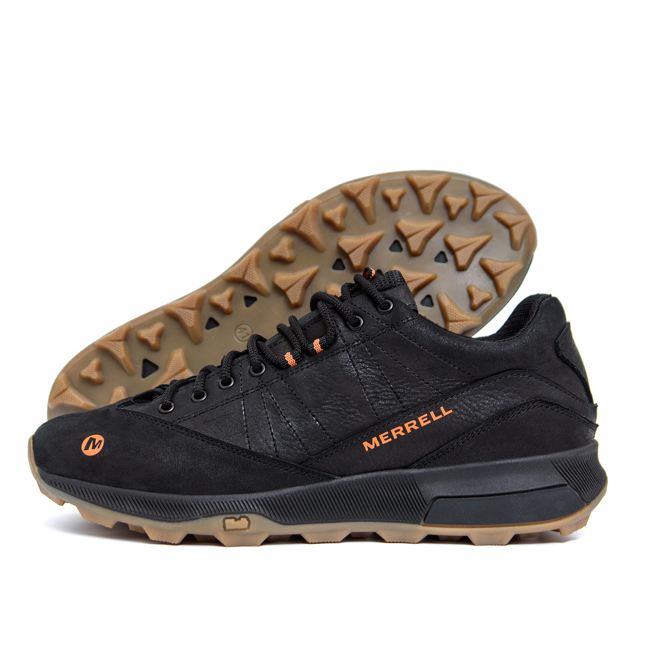 

Мужские осенние кроссовки MERRELL Black натуральная кожа (реплика), Черный