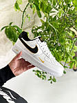 Жіночі кросівки Nike Air Force 1 (білі) J3358 молодіжні круті кроси, фото 8