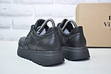 Женские демисезонные черные ботинки на натуральная кожа Dino Vittorio, фото 3