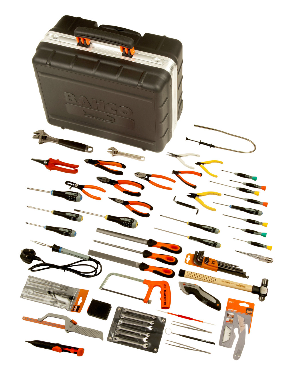 

Наборы инструментов с контейнером, Tool kit, 66pcs, UK plug, Bahco, 9850