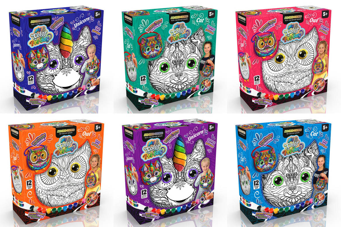 Набор для творчества "My Color Pet-Bag" Сумочка Danko Toys, фото 2