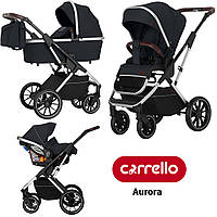 Детская универсальная коляска 3в1 Carrello Aurora CRL-6502/2 (3in1) Space Black Черный