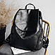 УЦЕНКА! Женский черный рюкзак УСС4612-10-2, фото 2