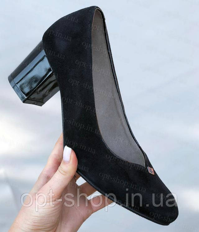 Туфлі жіночі шкіряні великих розмірів 38-43 на повну ногу на невеликому каблуці,Жіночі туфлі великого розміру