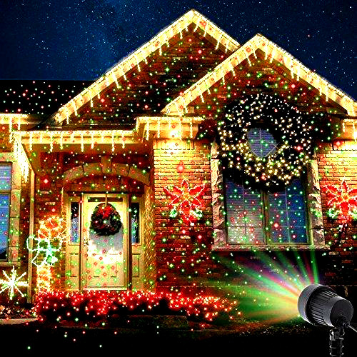 

Мощный Лазерный проектор STAR SHOWER Laser Light, праздничное освещение, гирлянда на дом 3mW,FD