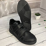 Короткие демисезонные ботинки для мальчика (Черные) Jordan размер 32-39, фото 4