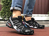 Кроссовки для бега Salomon Speedcross 3,черные с серым, фото 3