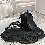 Демисезонные ботинки для мальчика (Черные) Tom.M размер 33-38, фото 2