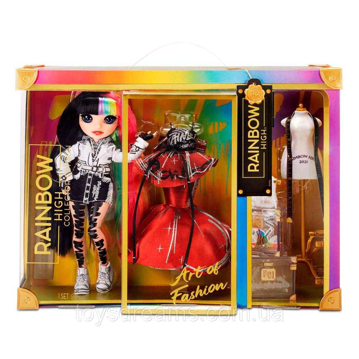 

Кукла Рейнбоу Хай Дизайнер Rainbow High Collector Doll Jett Dawson 576761