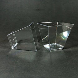 Стеклоподобный склянку прозорий Піраміда 200 мл