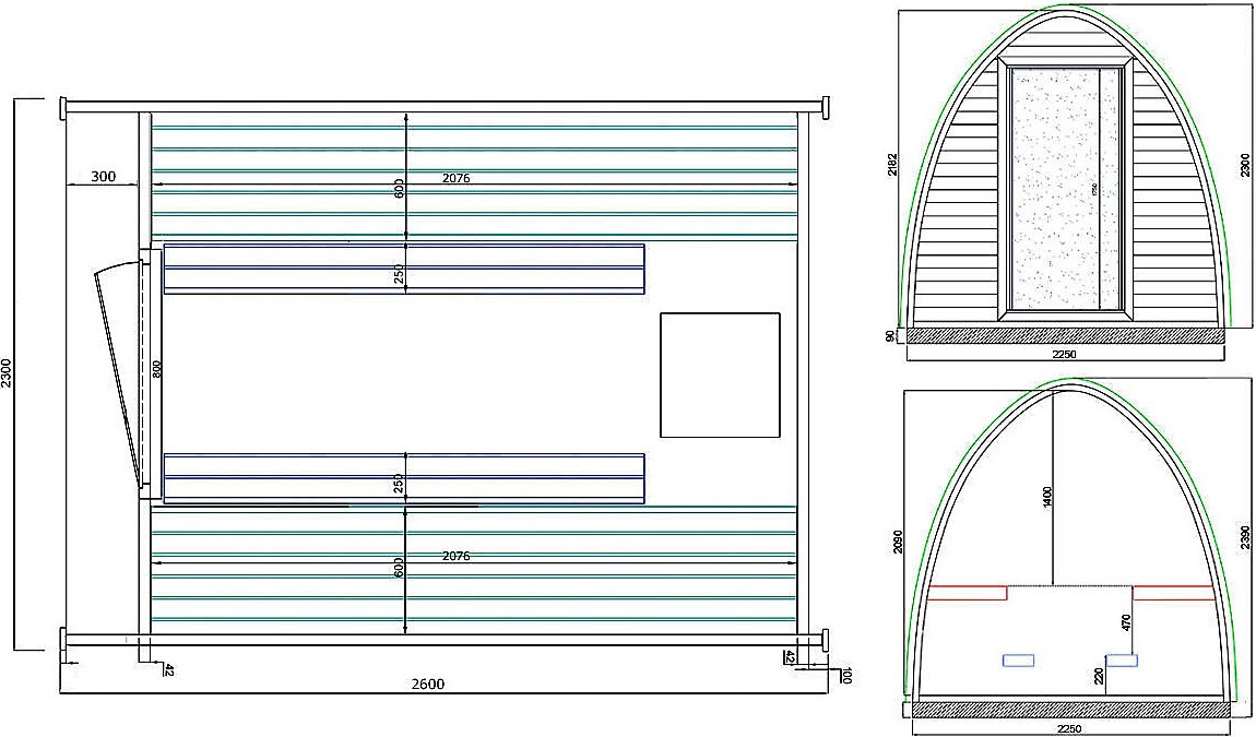 Баня-бочка в стиле Иглу 2,6х2,3м. Outdoor POD Sauna Igloo.  Доставка бань бочек в стиле Иглу по Украине и Европе нашим транспортом. Отправка на экспорт бань бочек: услуги затаможки бань бочек, оформление всех сертификатов: сертификат Евро 1 для удешевления растаможки, фито сертификат, сертификат нашего производства.   Сауна в стиле Иглу имеет уникальный дизайн, которая украсит любой участок. Изготовлена вручную на нашем производстве из разных видов древесины. Купить готовую деревянную баню-бочку в стиле Иглу под ключ  у производителя: (+38) 067-410-49-33 Viber, Telegram, WhatsApp