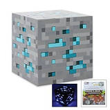 Ночник Майнкрафт Куб Синий LED Minecraft 8х8 см, фото 3