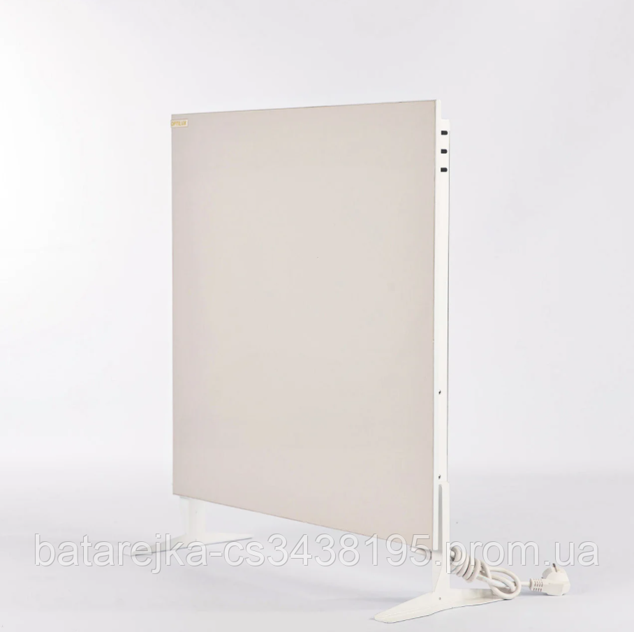 Энергосберегающий керамический обогреватель без терморегулятора Оптилюкс К1100НВ Белый | Optilux