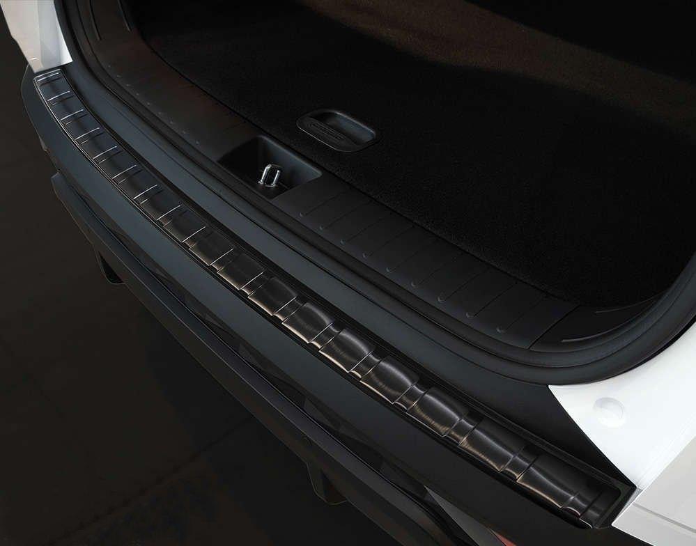 Защитная накладка на задний бампер для Hyundai Tucson NX4 2020+ /черная нерж.сталь/, фото 3
