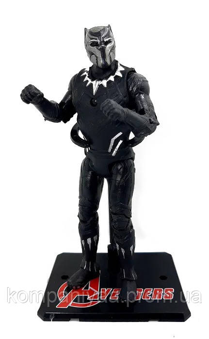 Игрушечная фигурка супергероя "Мстители-Черная Пантера" с подвижными руками и ногами 8469-6