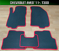 ЕВА коврики на Chevrolet Aveo T300 '11-. EVA ковры Шевроле Авео Т300, фото 1