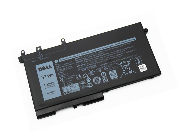 Оригінальна батарея Dell Latitude 14 5480, 5490, 5491 - 93FTF (11.4 V 51Wh) Акумулятор, АКБ для ноутбука