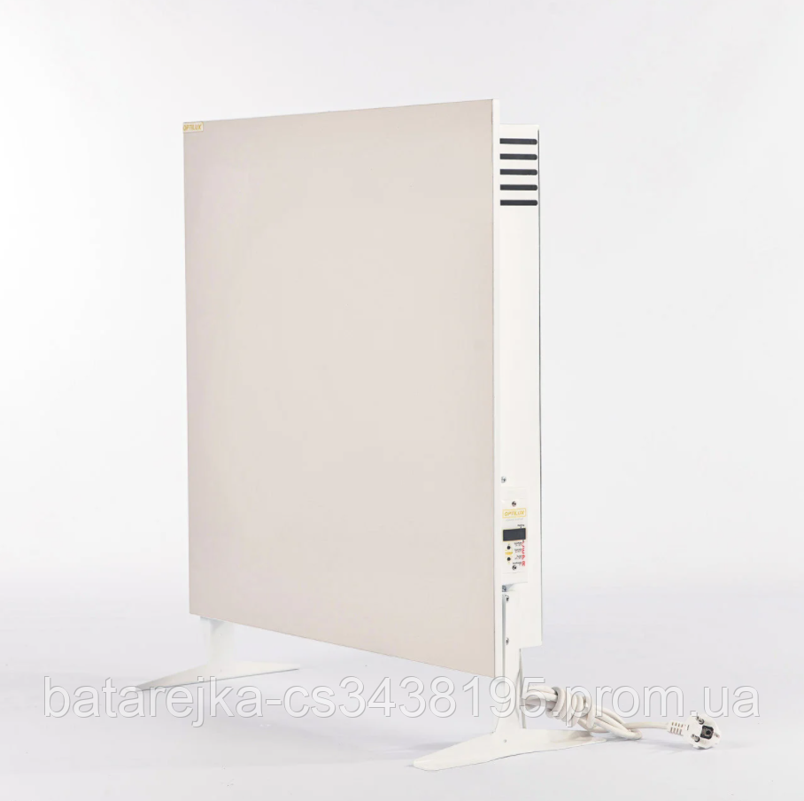 Енергозберігаючий керамічний обігрівач з електронним програматором Оптілюкс РК1100НВП Білий | Optilux