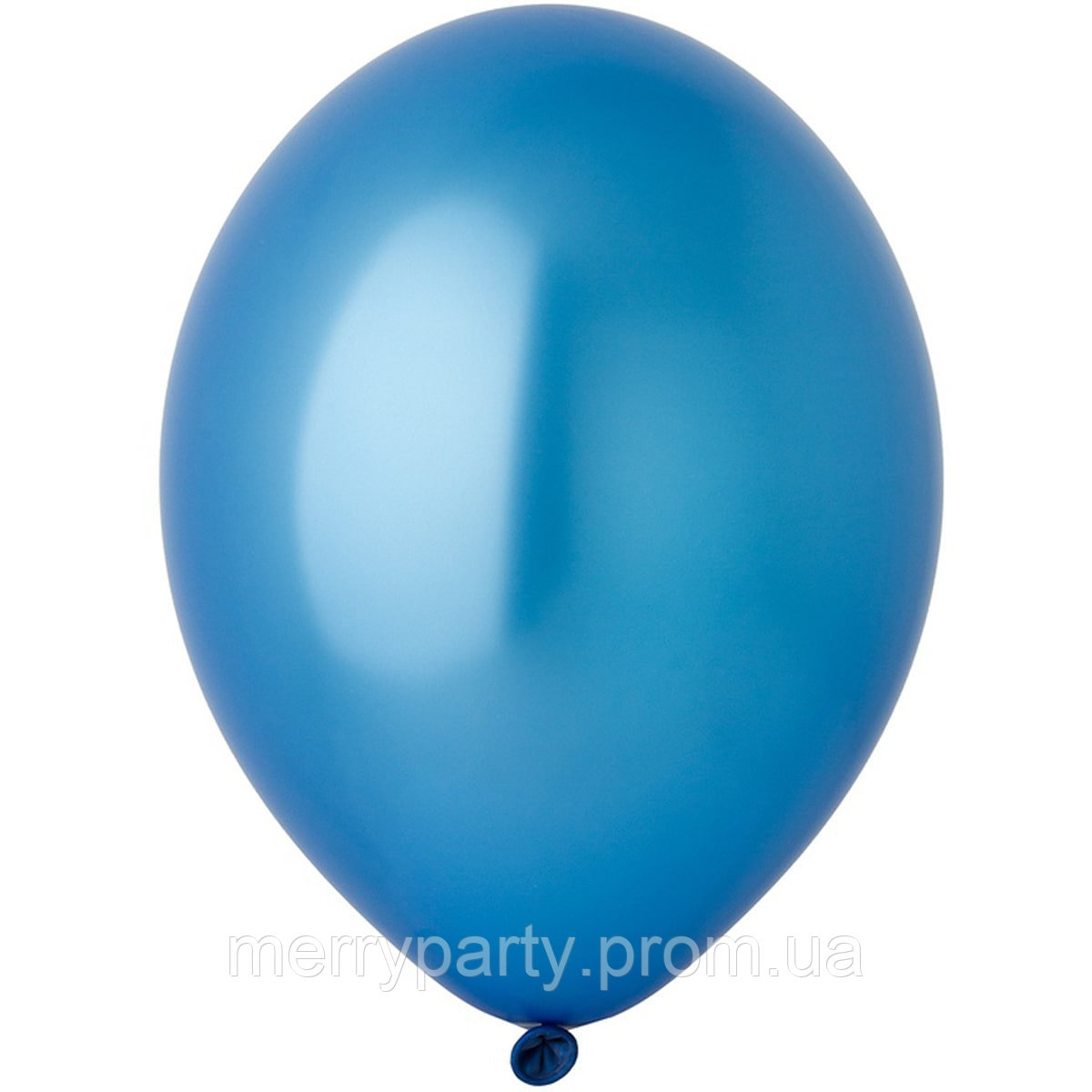 12" (30 см) металлик голубой 105/065 Belbal Польша латексный шар