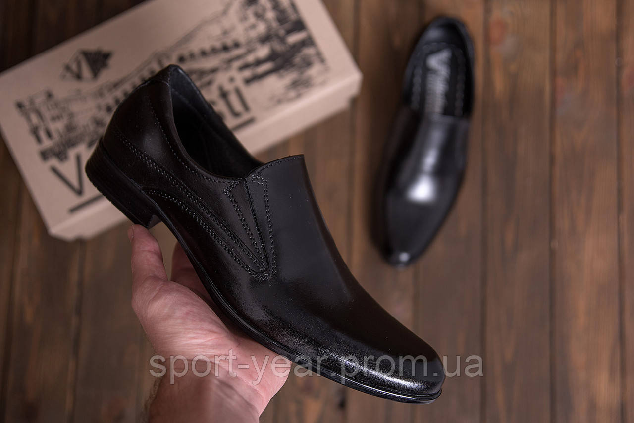 

Мужские кожаные туфли AVA De Lux, Черный