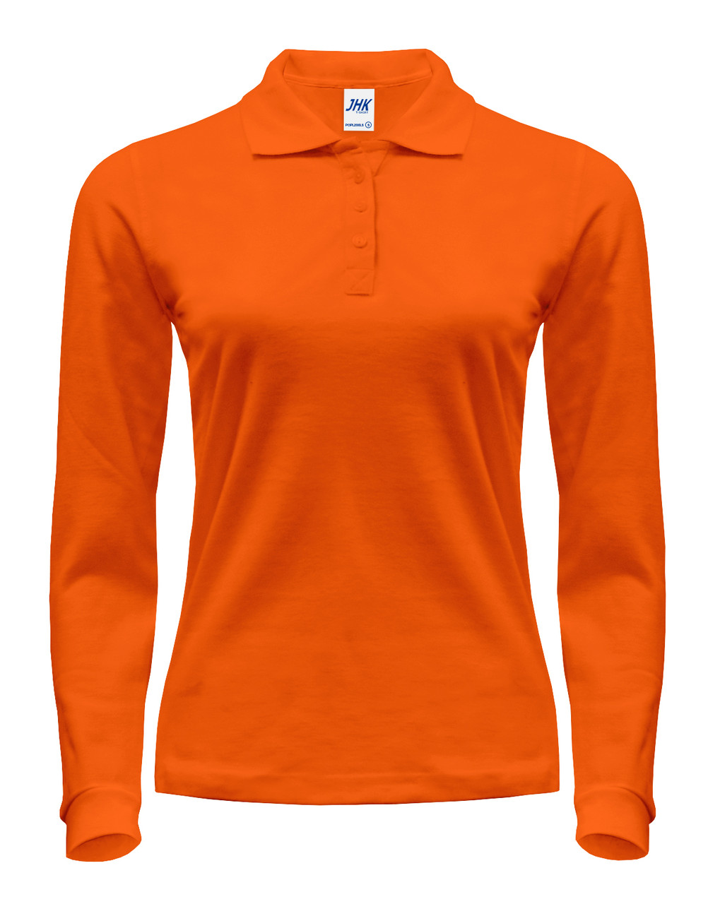 

Женская рубашка-поло с длинными рукавами JHK POLO REGULAR LADY LS цвет оранжевый OR XXL, 52