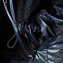 Куртка двухсторонняя лазерная 2 в 1 демисезонная для девочки  "Лива", Размер 34-42, фото 3