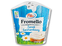 Сыр-крем творожный БЕЗ КОНСЕРВАНТОВ (сырная намазка) сметанковый Pilos Fromello Польша 150г