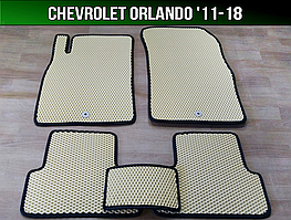 ЕВА коврики на Chevrolet Orlando '11-18. EVA rовры Шевроле Орландо