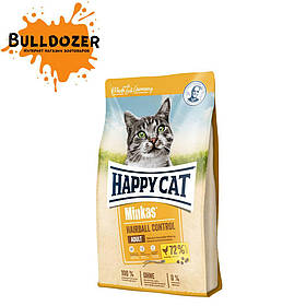 Happy Cat (Хэппи Кэт) Minkas Hairball Control - Сухой корм для взрослых кошек с птицей.