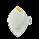 Респіратор оригінальний Неон FFP2 без клапана фільтруюча напівмаска для обличчя для захисту органів дихання, фото 2