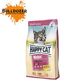 Happy Cat (Хэппи Кэт) Minkas Sterilised - Сухой корм с птицей и кукурудзой для стерилизованных котов 10